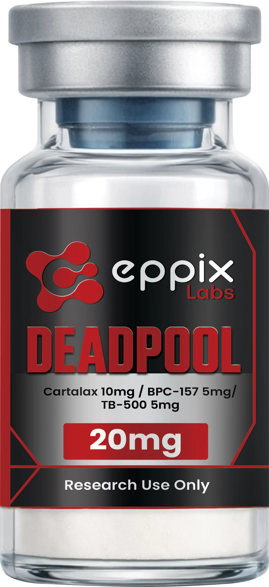 Deadpool 20 mg research peptide vial — Eppix Labs